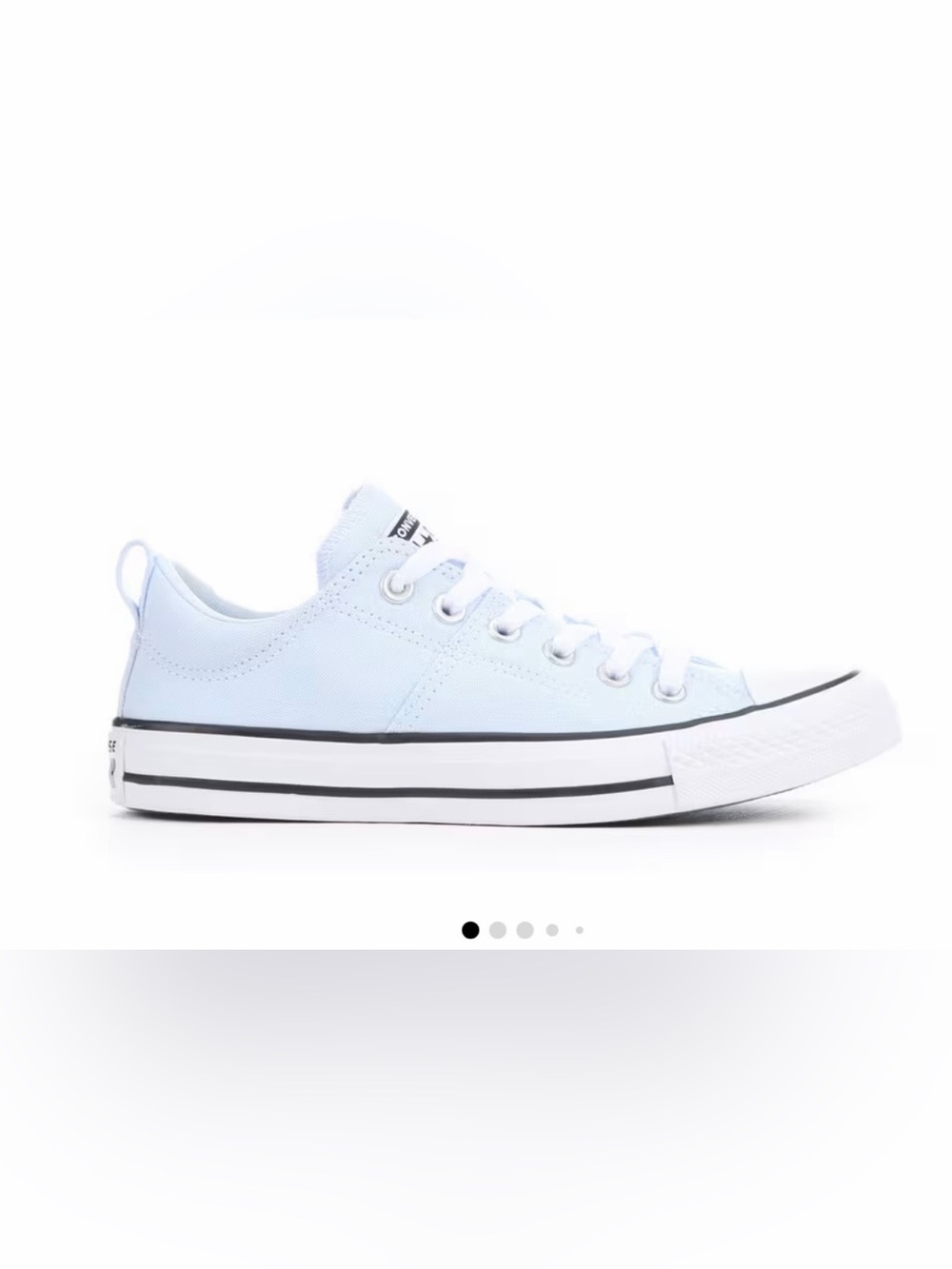 Converse Women’s (Unisex) Low Top Canvas Sneakers in color Blue Supermoon.